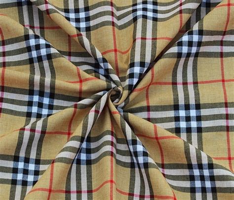 faux burberry print fleece fabric|Burberry check fabric.